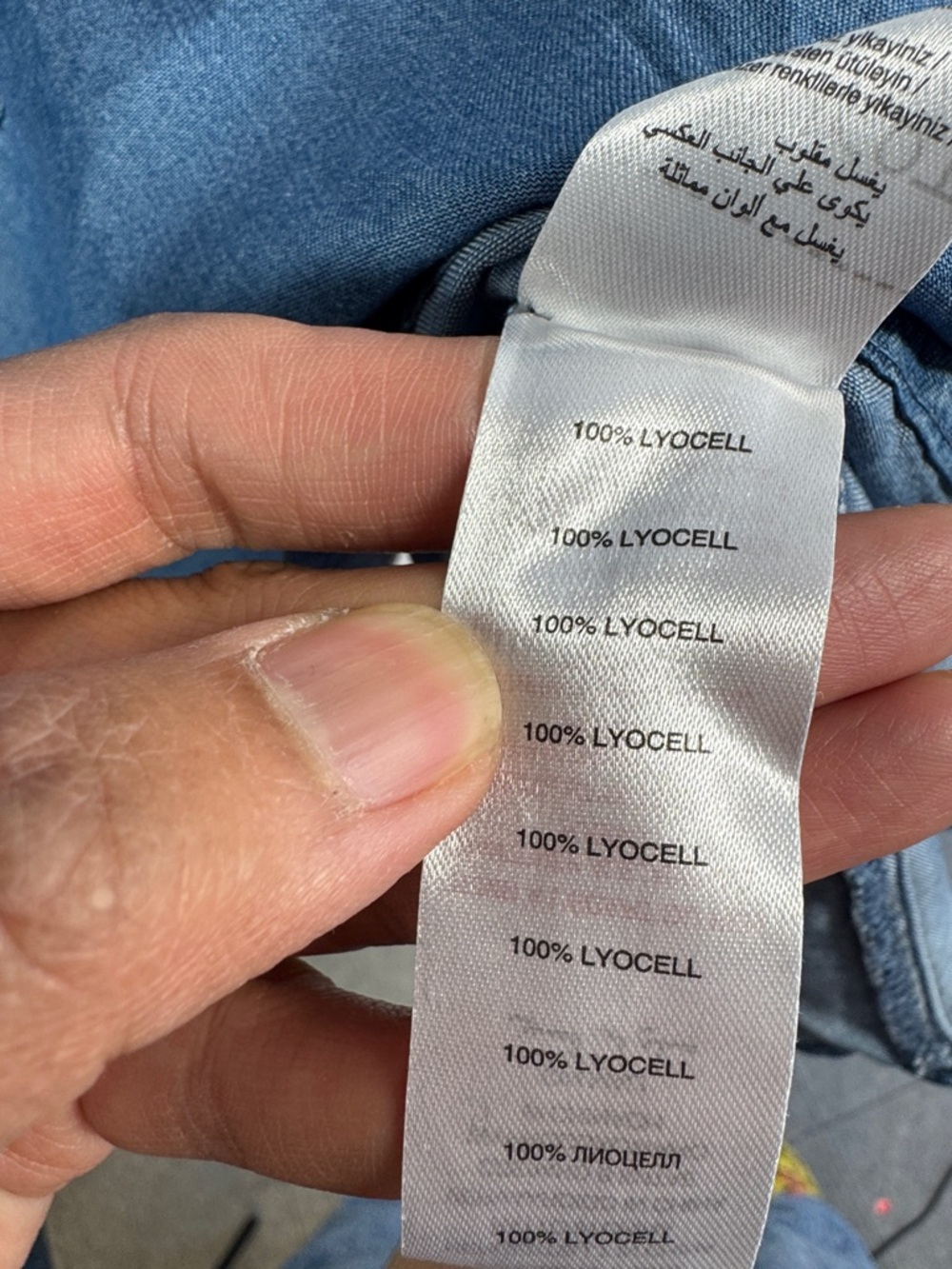 Apricot Lyocell Tiered Dress Blue XL Boho Cottagecore Casual Summer Resortwear - Picture 8 of 11